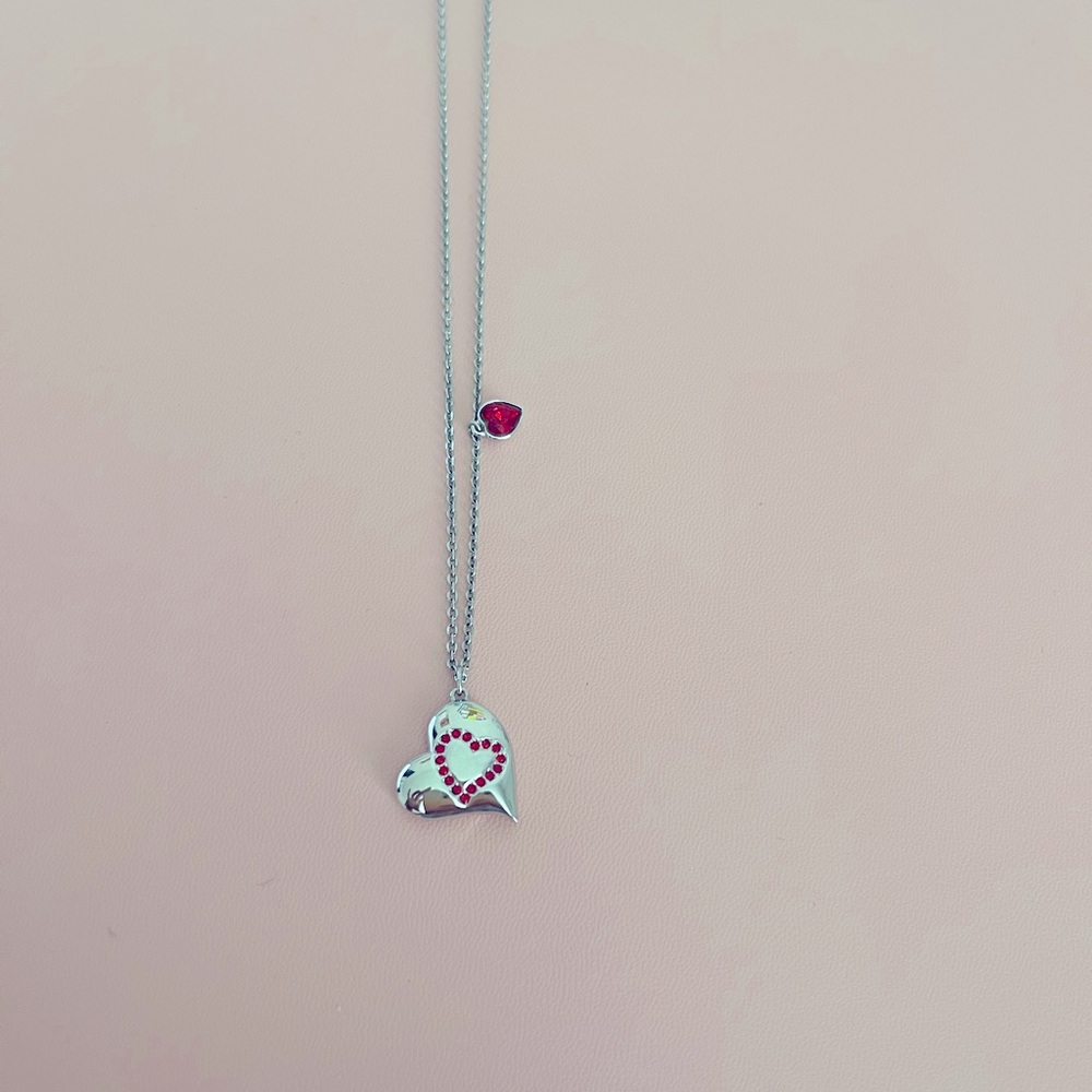 Swarovski Red Heart Necklace